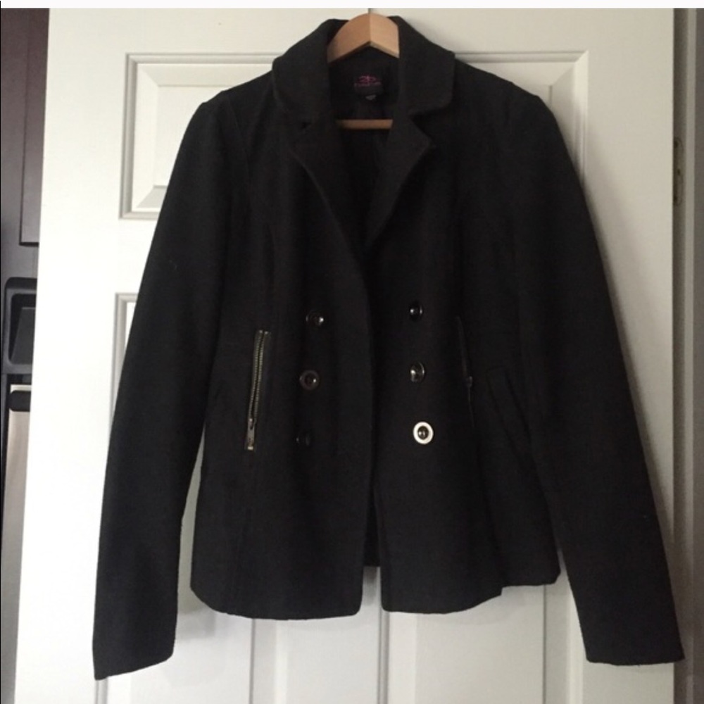 Gray Coat from Bebe